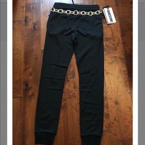 Black Moschnino x h&m joggers